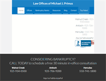 Tablet Screenshot of michaelprimus.com